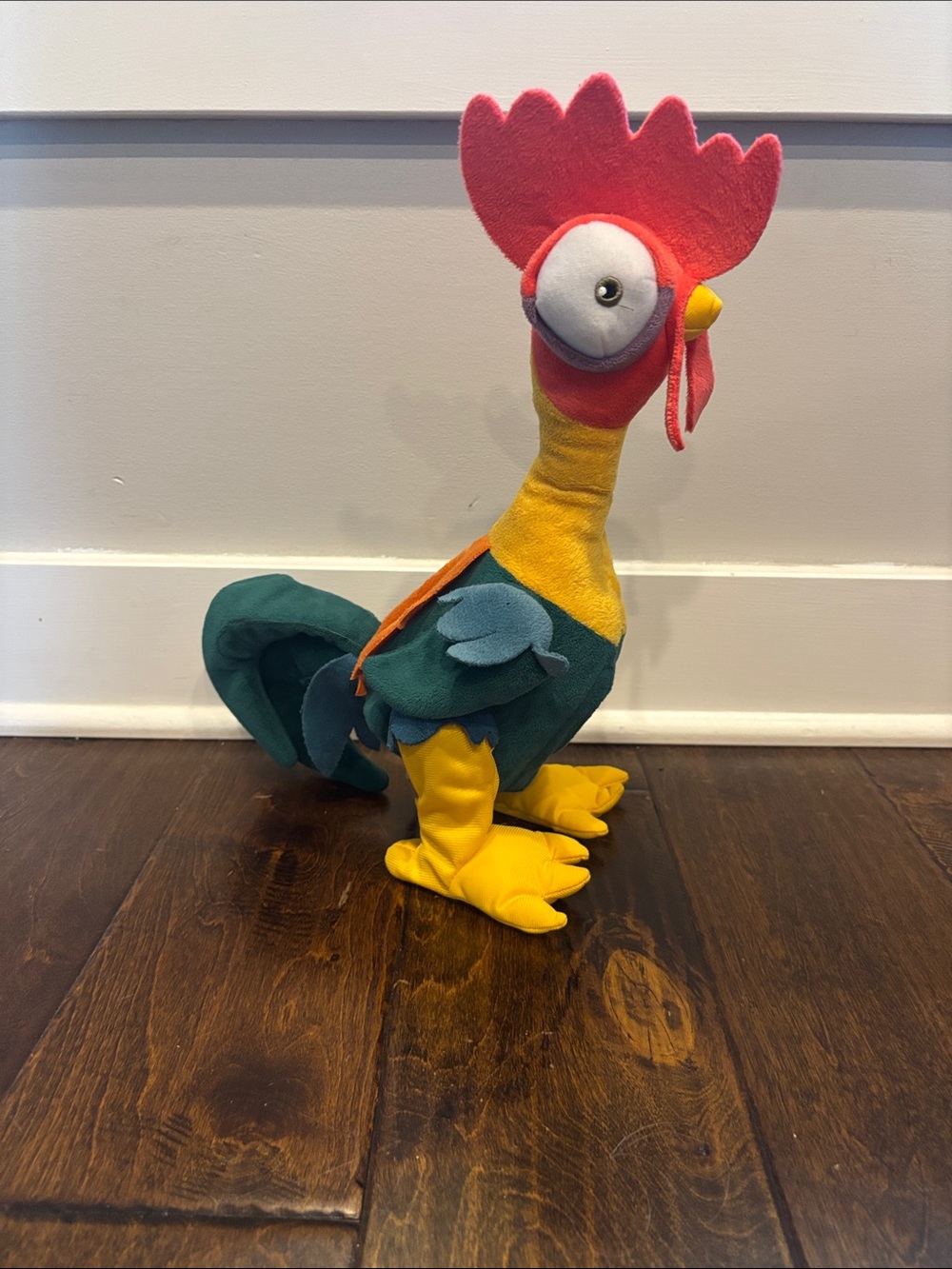 Disney Multicolor Hei Hei Plush Rooster with Yellow Legs